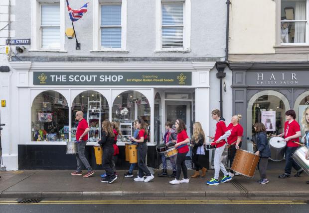 News and Star: Drummers make a noise in Wigton