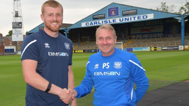 News and Star: Paul Simpson handed Kelly a one-year deal (photo: Amy Nixon)