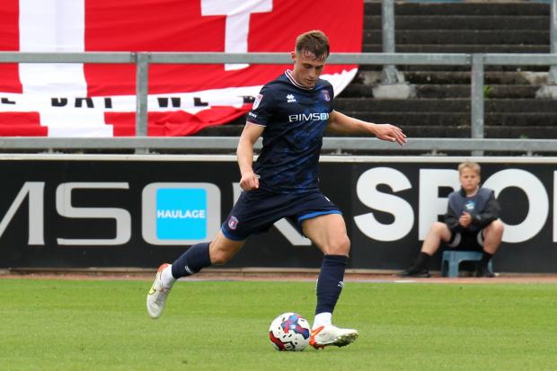 News and Star: Owen Moxon enjoyed a good Football League debut