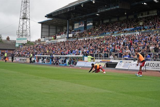 News and Star: Kelly says he loved experiencing Brunton Park for the first time on Saturday (photo: Barbara Abbott)
