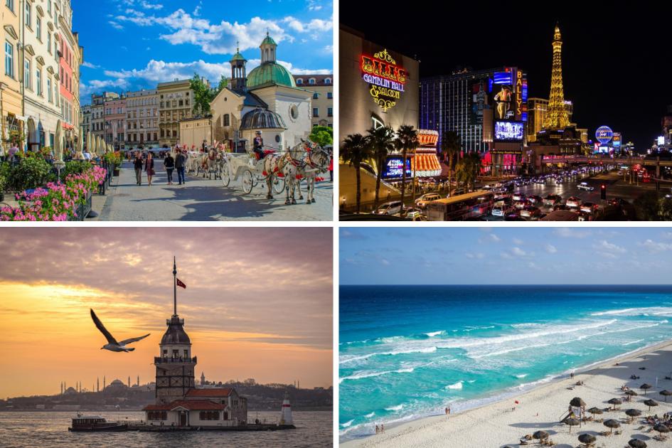 Vegas, Cracovia, Turquía y México: los mejores destinos de vacaciones en Cumbria