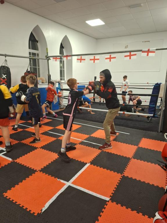 News and Star: Youths training at the gym News and Star: Youths training at the gym