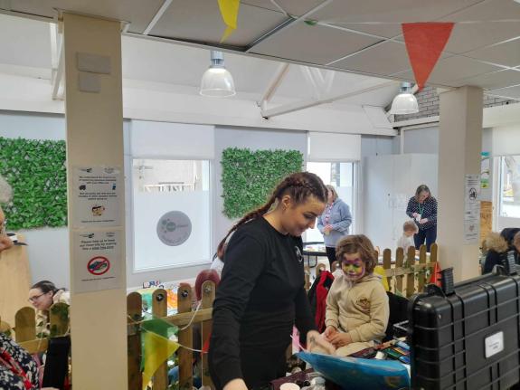News and Star: Children getting their faces painted News and Star: Children getting their faces painted