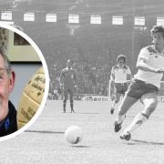 Billy Rafferty, inset, formed a legendary strike partnership with future England star Paul Mariner at Plymouth (photos: Stuart Walker / PA)