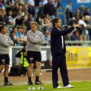 Gareth Southgate on the touchline at Brunton Park as Middlesbrough manager in their 2007 friendly at Brunton Park (photo: Jonathan Becker)