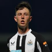 Joe White pictured in action for Newcastle at Burton (photo: PA)
