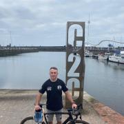FIT: Dean Morgan is cycling from Whitehaven to Newcastle and then doing the Great North Run