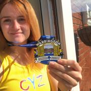 RUNNER: Liz has raised over £400 for Carlisle Youth Zone
