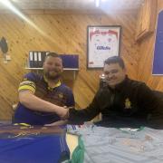 ROLE: Councillor Carl Walmsley, left, will be Whitehaven RLFC’s first young people’s champion