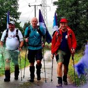 The 3 Dads Walking completed their trek in Norwich