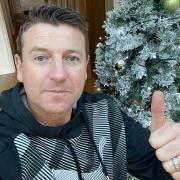 Michael Bridges, pictured back in England for Christmas. The former Carlisle United star lives in Australia where he is a media pundit and head coach of Edgeworth Eagles