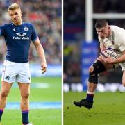 Chris Harris, left, will start for Scotland but England's Jamie Blamire is not involved in the Calcutta Cup clash (photos: PA)