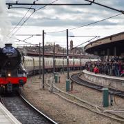 Flying Scotsman's 2016 inaugral run at York station, (The Board of Trustees of the Science Museum, National Railway Museum)