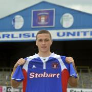 James Chester pictured at Carlisle in 2010