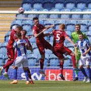 United on the defensive against Colchester (photo: Richard Parkes)