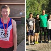 Joshua Reibbitt, left, won silver at the England AAA U15/U17 age group championships. Right, Commonwealth Games champion Nick Miller visited the Sheepmount last week to talk to Cumbria's aspiring hammer throwers