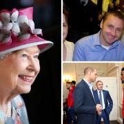 Paul Simpson and son Joe, top right, met the Queen in 1997. Bottom right, Simmo, who met Prince William after England Under-20s World Cup win, says he has great respect for the Royal Family