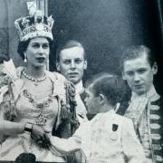 The young King Charles III at the coronation of his mother, Elizabeth II.