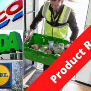 Food recalls have been issued at the leading supermarkets including Asda, Tesco, Lidl and Aldi