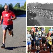 Steve Viney, 74, has run every Great Cumbrian Run since it started in 1982, top right. Bottom right, the half marathon returns on Sunday after a two-year Covid absence