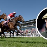 Donald McCain, inset, says Carlisle Racecourse is the best track in the country (photos: Stuart Walker / PA)