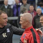 Graham Coughlan, left, pictured with ex-Carlisle boss Graham Kavanagh in 2014