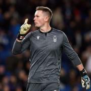 Dean Henderson pictured during Forest's draw with Brighton
