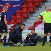 Jack Stretton was injured in the Doncaster defeat