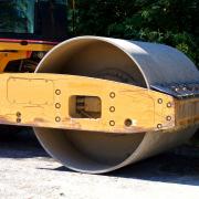 A road roller was stolen from  a building works site