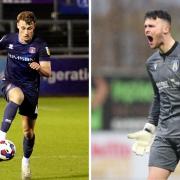 Owen Moxon, left, will be hoping to inspire Carlisle back to form - against a Colchester side who include ex-Manchester United keeper Kieran O'Hara