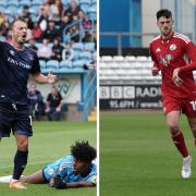 Will Kristian Dennis, left, have another good day against Crawley, or can Ashley Nadesan, right, haunt his old club?