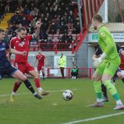 Dom Telford's late goal was a thin consolation for Crawley against the Blues