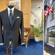 Tailored suit created by Redmayne 1860 to be worn by Charlie Mackesy at the Oscars