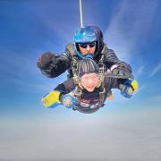 Mandy Robinson completes charity skydive in memory of her daughter, Rhegane Carruthers