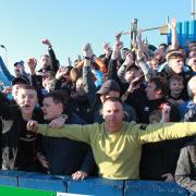 Carlisle fans at Barrow last season