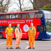 A special coronation bus to mark the crowning of King Charles lll has been unveiled by Stagecoach Cumbria.