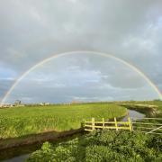 Rainbow over the River Wampool, by Sonia Benson