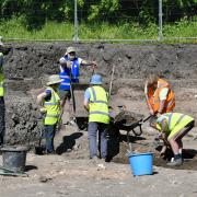 A dig taking place in Carlisle last summer