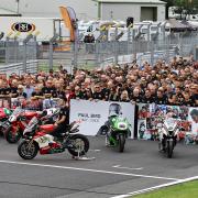 The British Superbikes Championship paddock community pay an emotional tribute to Paul Bird before Saturday's race at Oulton Park