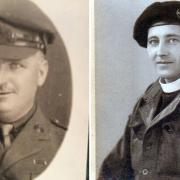 (Left) Lt Bernard Francis Rudden OBE and Fr James William Kenny