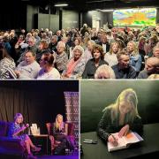 Helen Skelton's book launch brings fans to the Old Fire Station