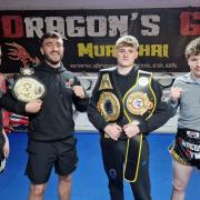 Dragon's Gym fighters Thomas McGeachan, George Dixon, Matty McLeish Jr., and Matty Wrightson