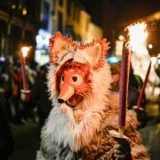 Penrith Winter Droving 2023. The lantern and torchlight procession through the street of Penrith: 28 October 2023STUART WALKER/EDEN ARTSCopyright Stuart Walker Photography 2023