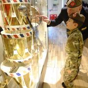 Mark Ingleton and son Aadi undertake their annual visit to the Museum