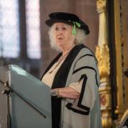 Annie Mawson delivered her acceptance speech at Carlisle Cathedral on Tuesday morning