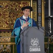 Rory Stewart gave a powerful acceptance speech at Carlisle Cathedral