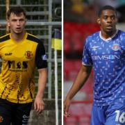 Max Kilsby, left, sees his Annan loan up after this weekend while Jayden Harris is at Eastleigh until January 20