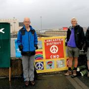 Local CND campaigners at BAE Systems, Barrow in September 2023