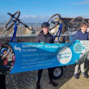 Cadets recently did a sponsored bike ride to contribute towards the purchase of a bike trailer