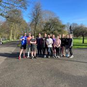 The group met on a beautiful morning in Bitts Park last weekend